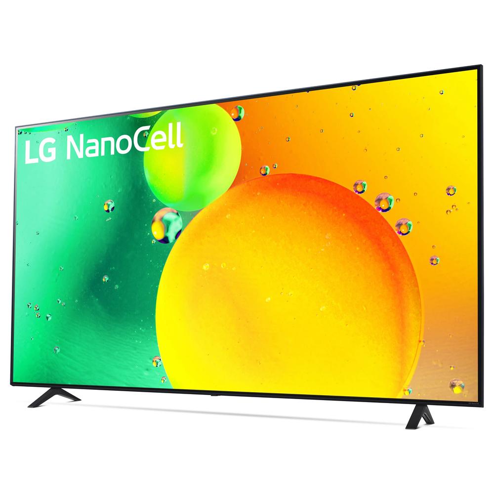LG 75" HDR 4K UHD Smart NanoCell LED TV 2022 w/ LG S95QR High Res Audio Sound Bar
