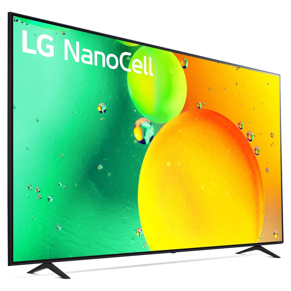 LG 75" HDR 4K UHD Smart NanoCell LED TV 2022 w/ LG S95QR High Res Audio Sound Bar
